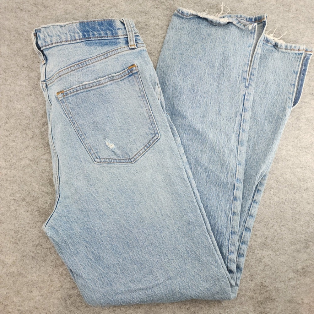 Abercrombie & Fitch Light Blue Straight Leg Jeans